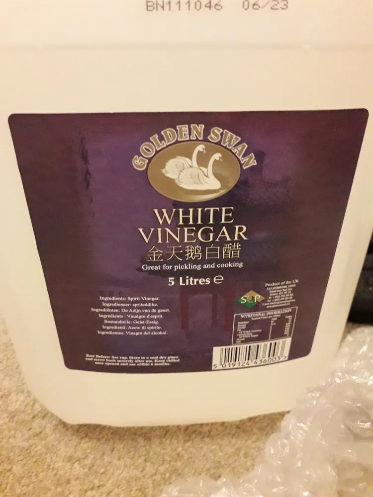 white vinegar
