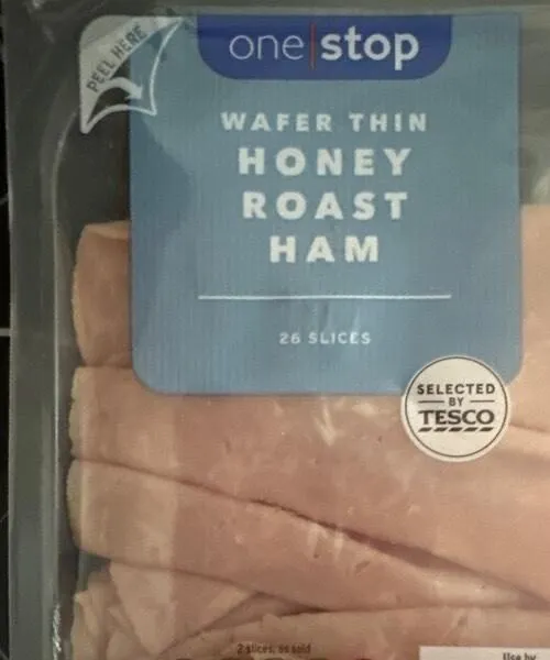 Wafer thin honey roast ham