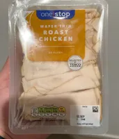 Wafer thin roast chicken