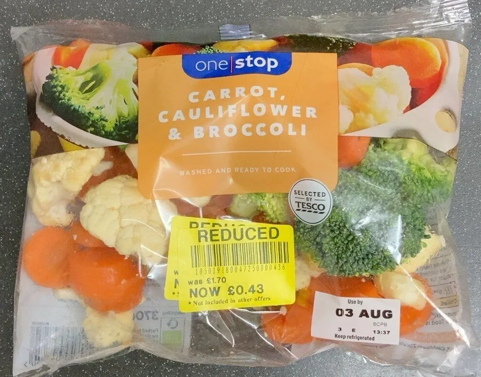 Carrot, Cauliflower & Broccoli
