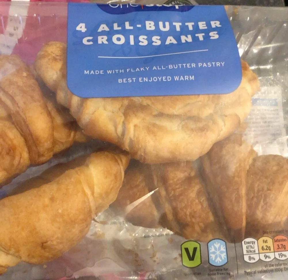All butter croissants