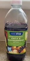 Double strength apple and blackcurrant squash