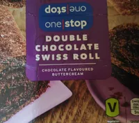 Double chocolate swiss roll