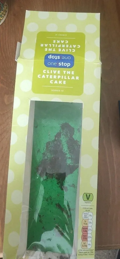 Clive the Caterpillar Cake