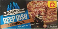 Chicken Club Deep Dish Pizzas