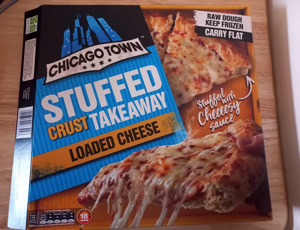 Stuffed crust takeaway loaded cheese