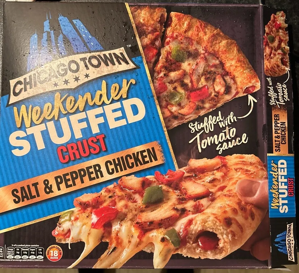Weekender Stuffed Crust - Salt and Pepper Chicken