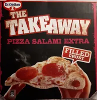 The take away pizza salami extra
