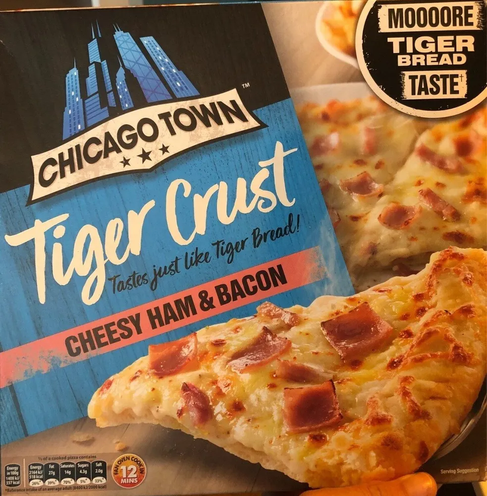 C/Town Crust Chsy Ham Bac 315g