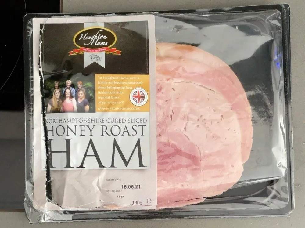 Northamptonshore cured sliced honey roast h