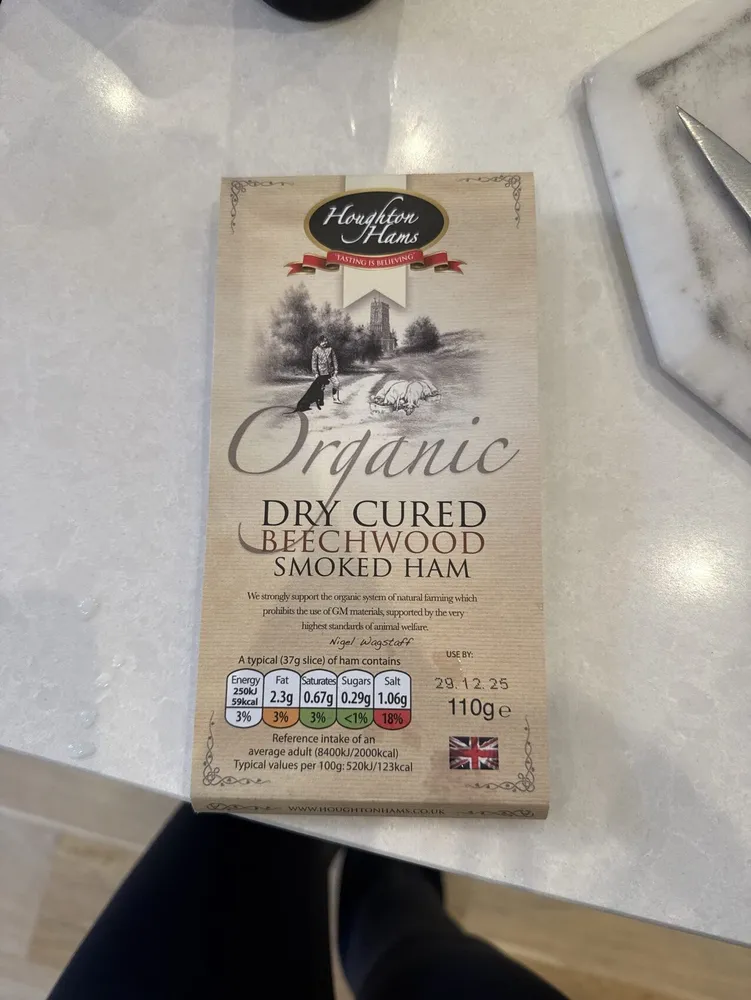Organic Dry Cured Beechwood Smoked Ham