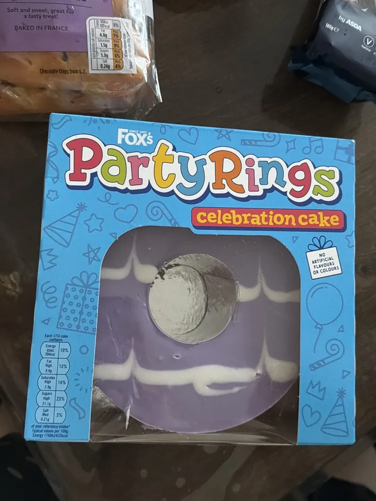 Party Rings Celebration Cake