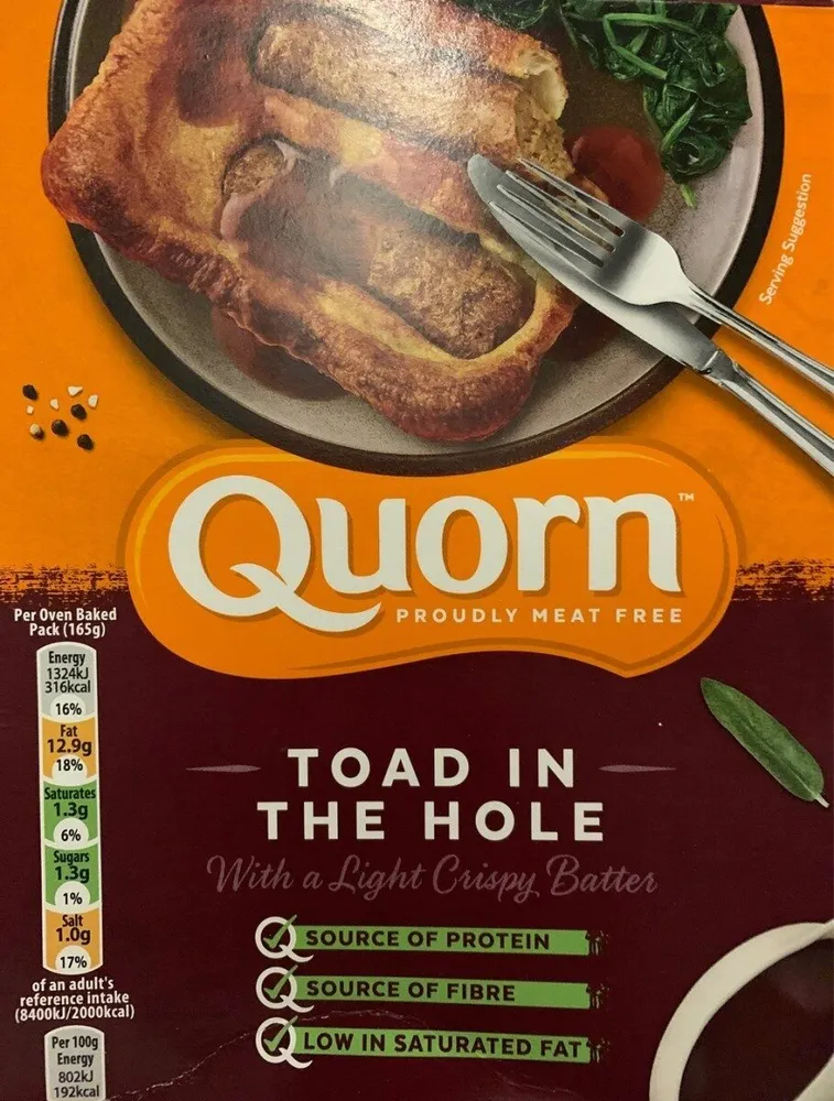Quorn toad in the hole