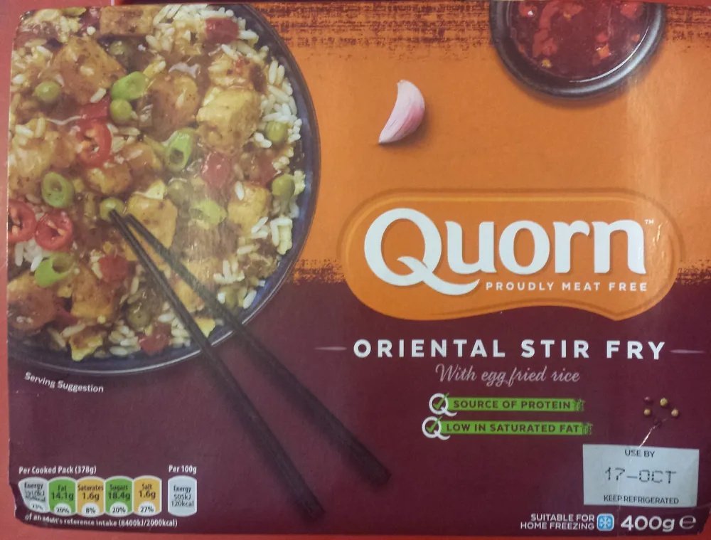 Oriental Stir Fry with Egg fried rice