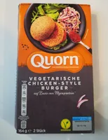Végétarische chicken-style burger