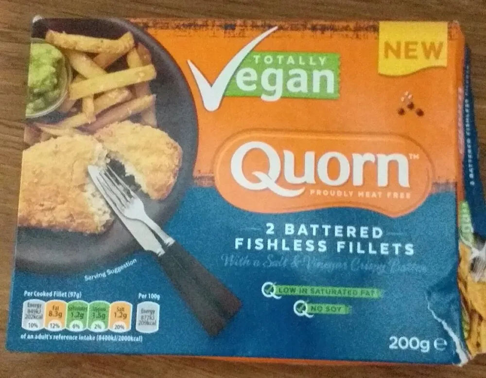 Totally Vegan 2 Battered Fishless Fillets