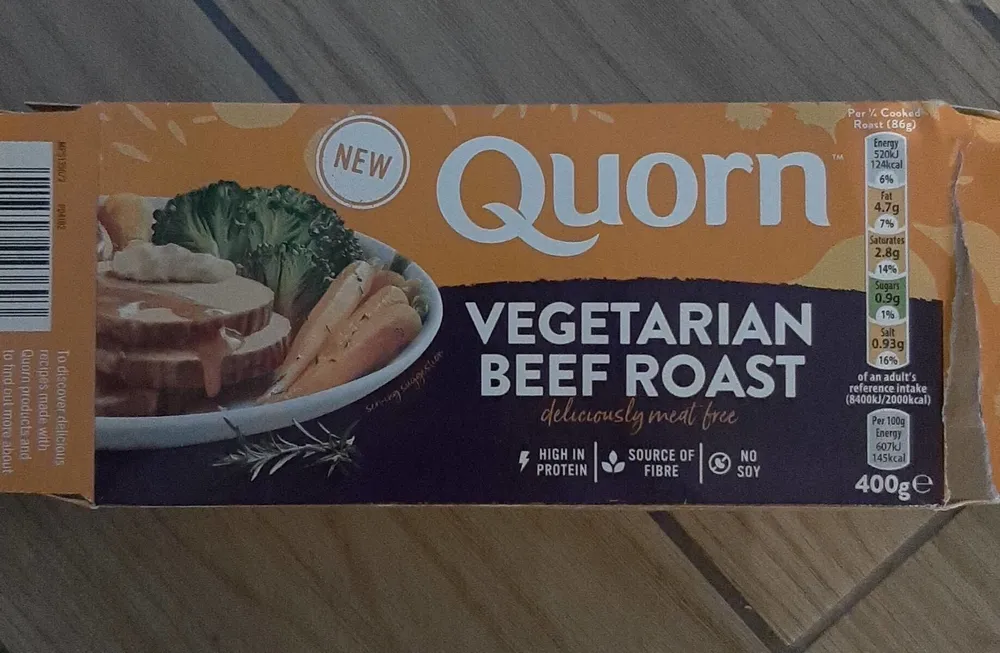 Quorn vegetarian beef roast