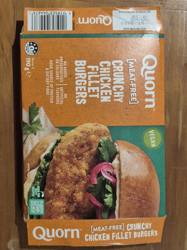 Crunchy Chicken Fillet Burgers