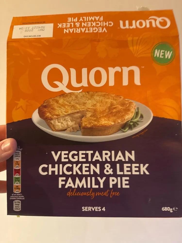 Vegetarian Chicken And Leek Family Pie