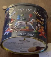 The toy shop cookie tin