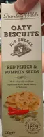 Oaty Biscuits Red Pepper & Pumpkin Seeds