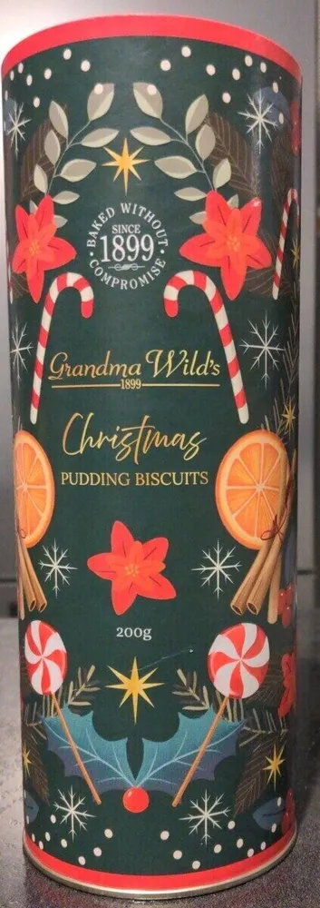 Christmas Pudding Biscuits