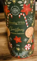 Christmas pudding biscuits