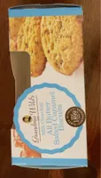 Milk chocolate all butter salted caramel biscuits