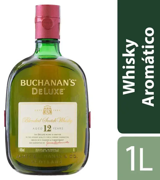 Whisky Escocês Blended Buchanans Deluxe Garrafa 1l