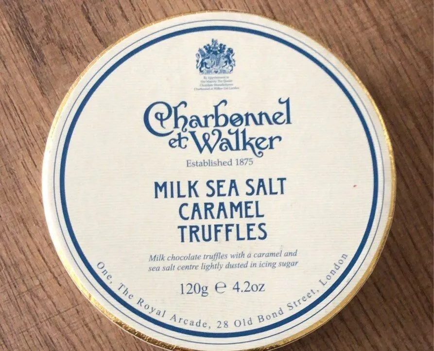 Milk sea salt caramel truffles