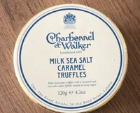 Milk sea salt caramel truffles