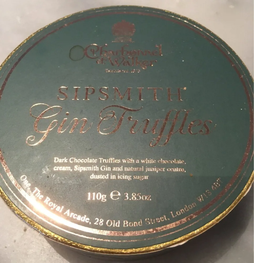 Sipsmith Gin Truffles