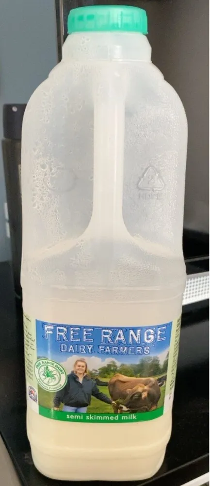 Free range Semi skimmed milk