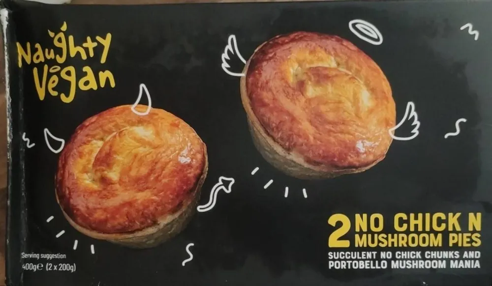 No chick n mushroom pies