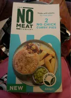 The No Meat Company 2 No Chick Curry Pies