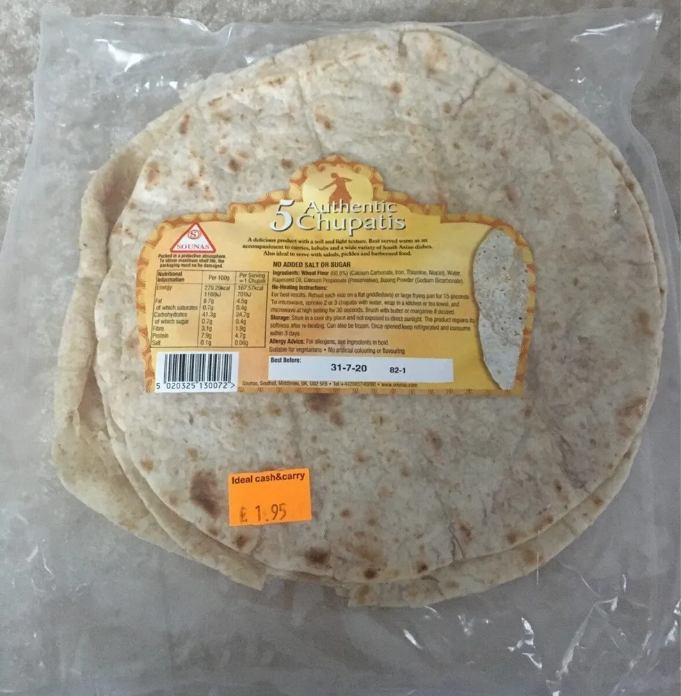 Authentic Chupatis