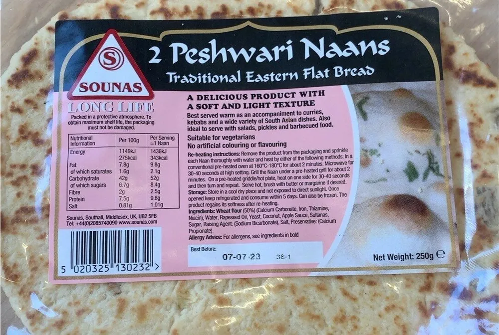 Peshwari Naans