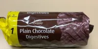 Plain chocolate digestives