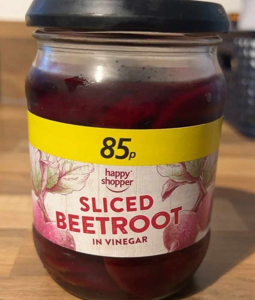 Sliced beetroot