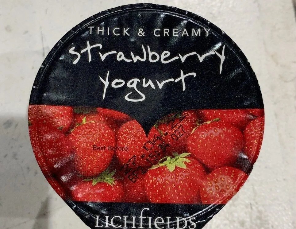 Strawberry yogurt