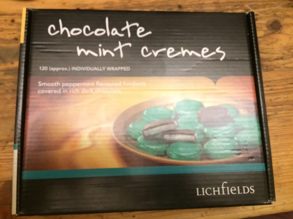 Chocolate mint cremes