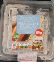 Deli style reduced fat coleslaw