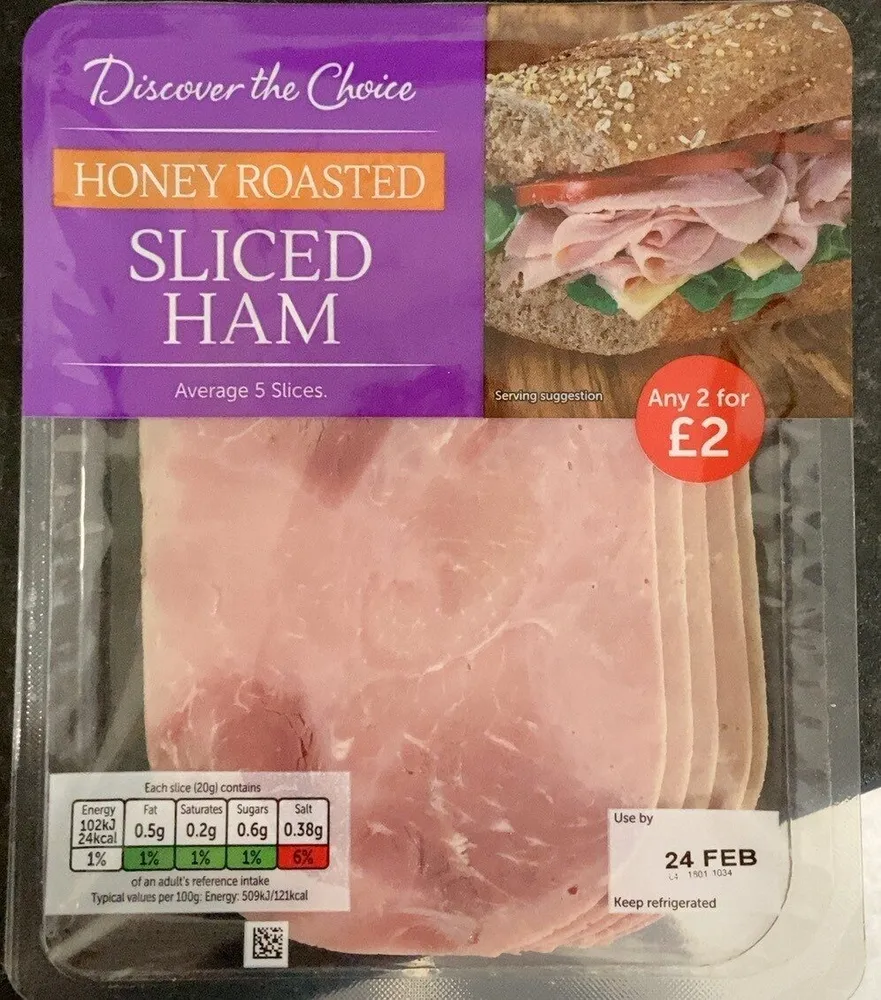Honey roasted Sliced ham