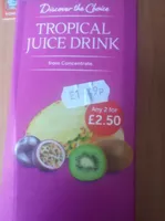 Tropical juice drink