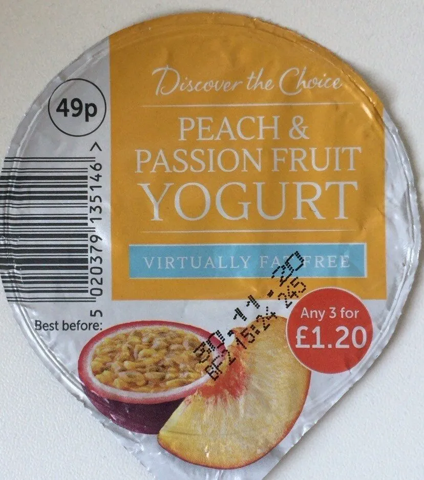 PEACH & PASSION FRUIT YOGURT