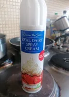 Real dairy spray cream
