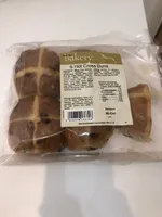 6 hot cross buns