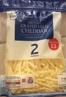 British grated mild cheddar