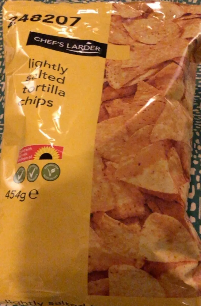 Lightly salted tortilla chips