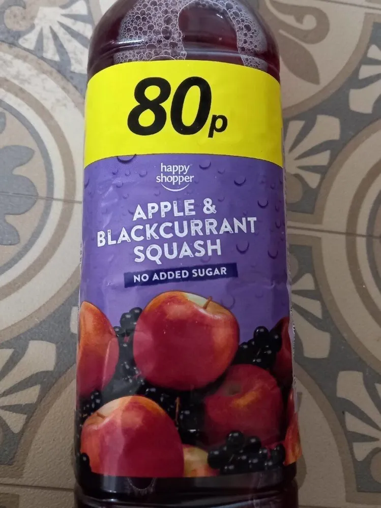 Apple and Blackcurrant Squash